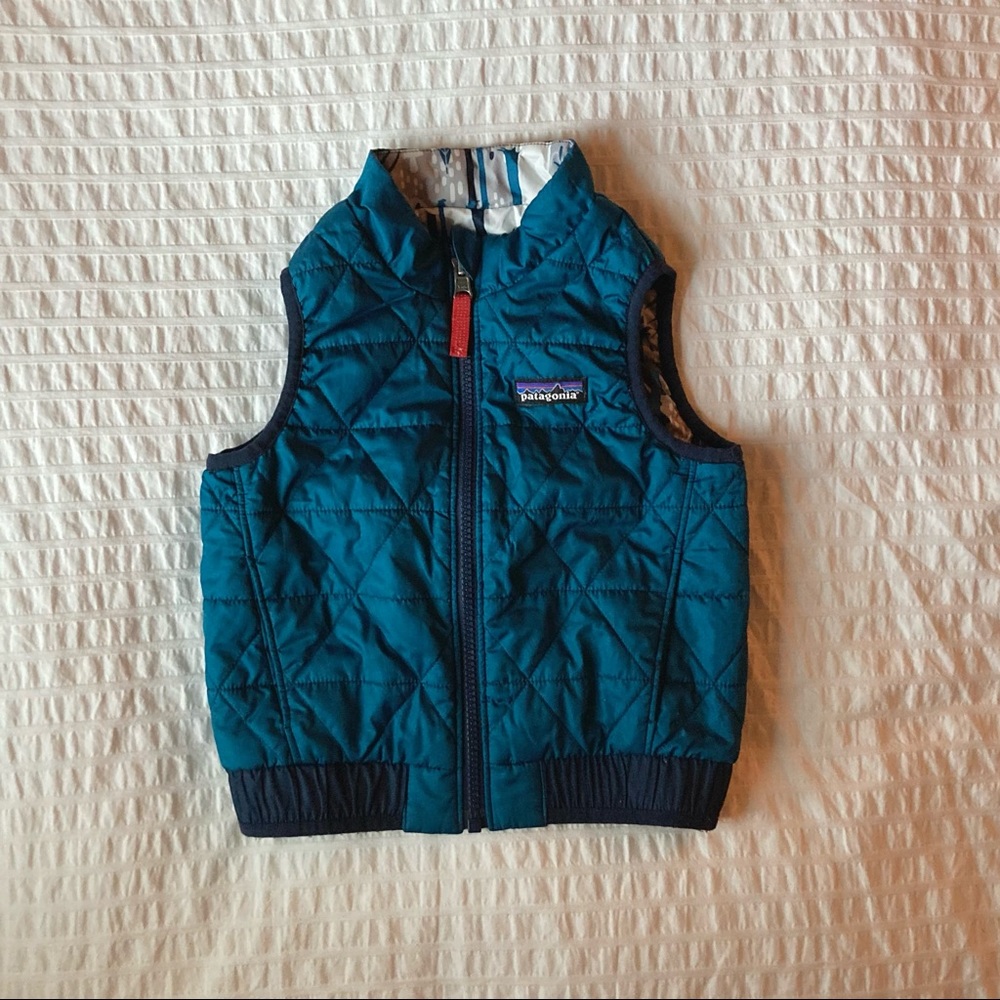 Patagonia puff-ball reversible vest